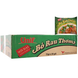 Mì Unif bò rau thơm,72g
