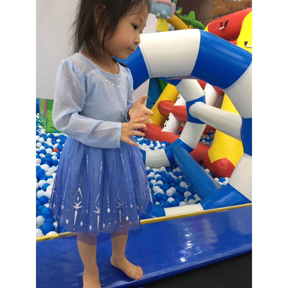 Váy công chúa Elsa Frozel xuất Mỹ xịn chuẩn như hình