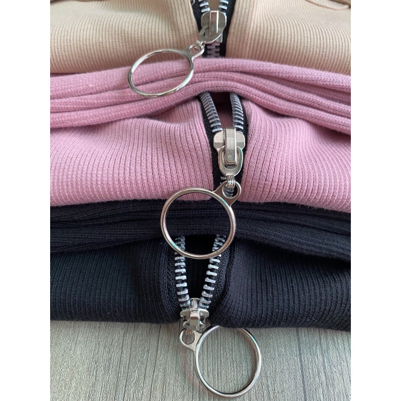 Váy Ôm Body Tay Dài Dây Kéo Màu Trơn Siêu Đẹp Free Size Dưới 54KG