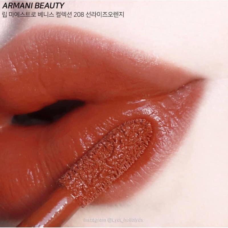 Son Giorgio Armani 208 đỏ gạch