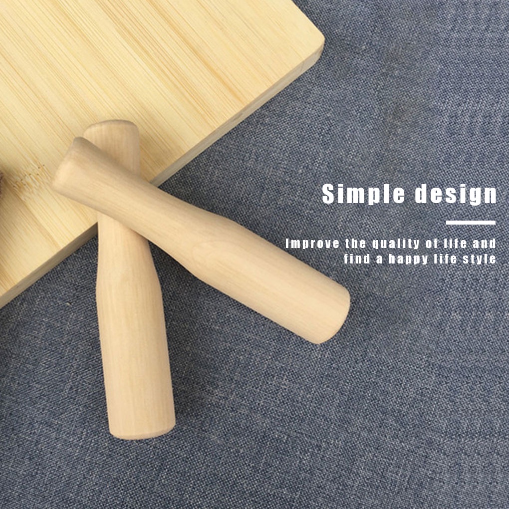 Garlic Grinder Wooden Spice Pestle Manual Herb Pepper Pounder Kitchen Grinding Tool Supplies ELEN