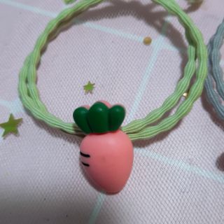 3 Thun Buộc Tóc Cột Tóc Củ Carot