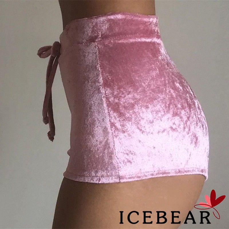 Quần ngắn lưng cao thời trang mùa hè quyến rũ dành cho nữ đi biển