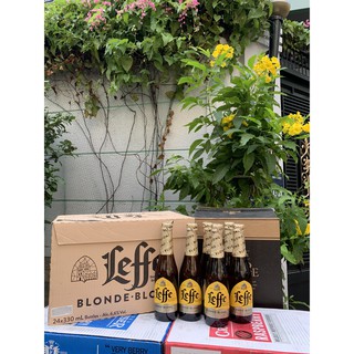 Bia leffe blonde chai thùng 24 chai 330ml