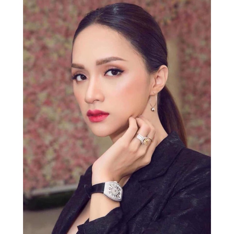 Đồng hồ Nữ Franck Muller mặt đá cao cấp chạy pin máy Nhật size 32mm dây cao su