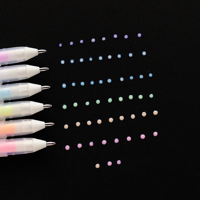 Keo Dán Hình Cây Bút Nhiều Màu Sắc Cho Sổ Lưu Niệm/Sổ Tay Trường Học