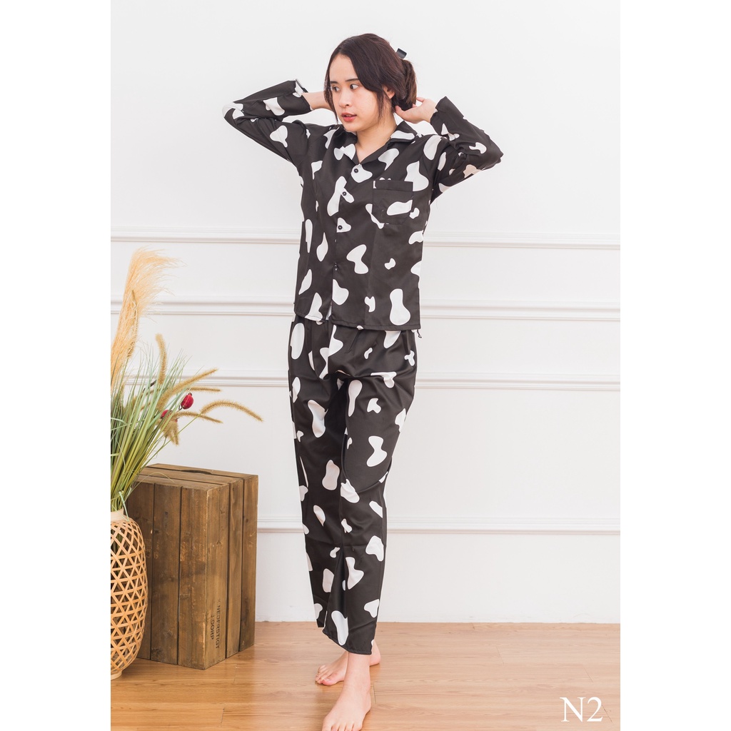 Bộ Pijama Nữ Dài Tay, Đồ Ngủ  Nữ Tay Dài Siêu Thoải Mái | BigBuy360 - bigbuy360.vn