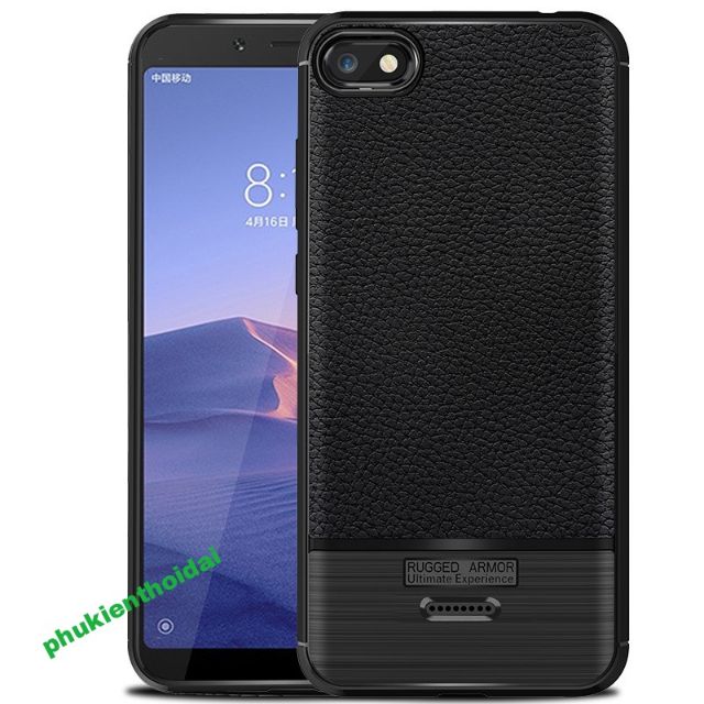 Ốp lưng Redmi 6A FREESHIP Từ 50k chống sốc vân da Ver 2 cao cấp