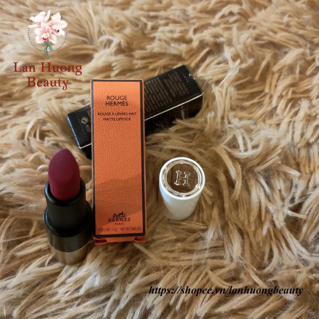 Son Môi Hermes Rouge À Levres Mat Matte Lipstick bản mini Siêu đẹp, Chất lượng cao