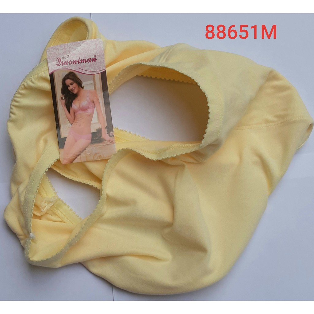10 Quần lót nữ Thái Lan (Màu Trắng và nhiều màu ) 100% Thun Cotton