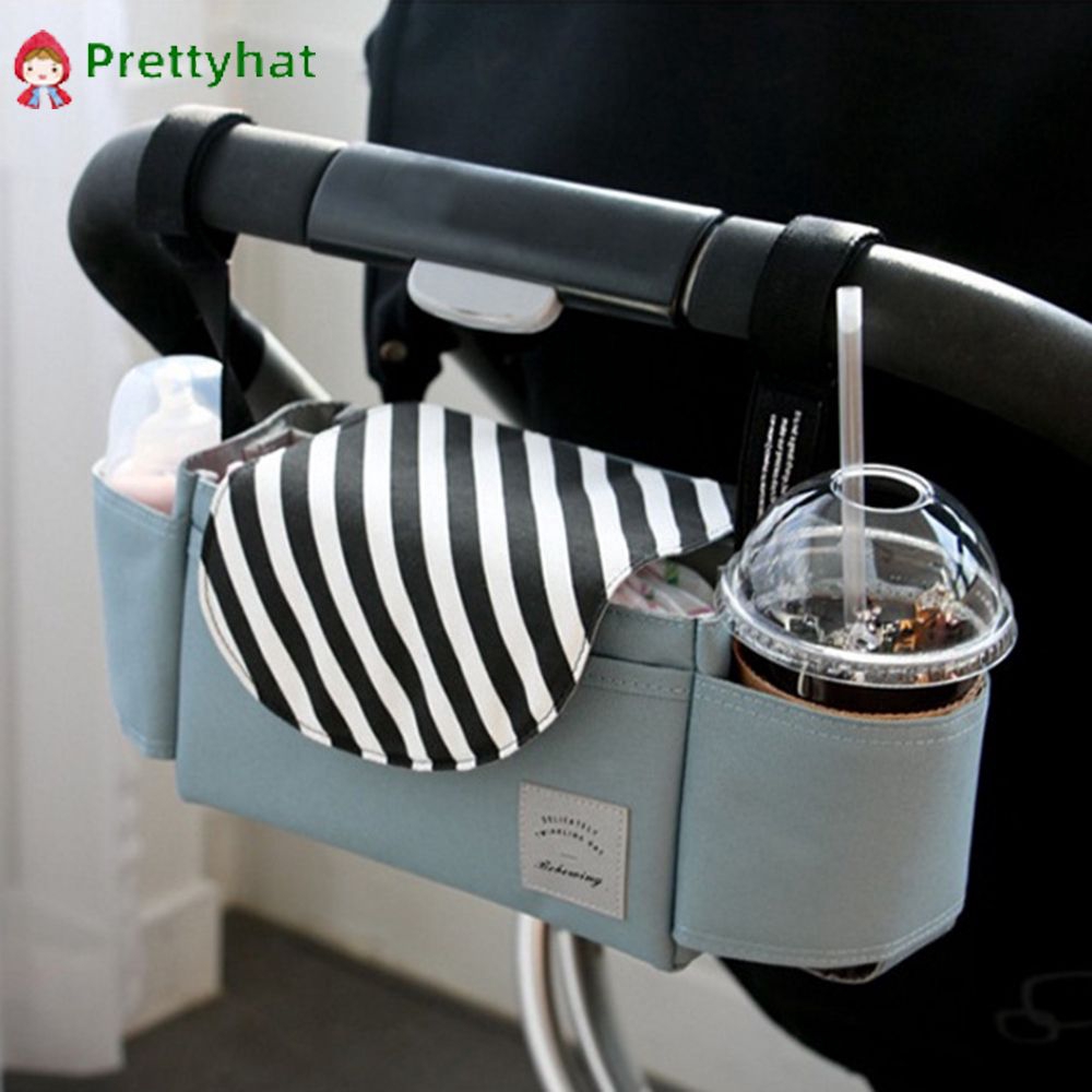 『Prettyhat 』 Bé chai lưu trữ giá xe đẩy xe đẩy cốc lưu trữ túi xe đẩy mẹ lưu trữ túi