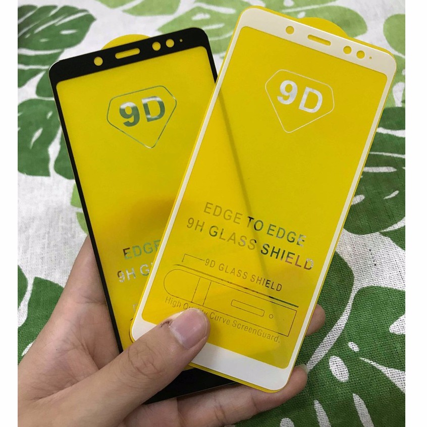 Kính cường lực 9D Cao cấp Xiaomi Redmi Note 5 Pro/ Redmi Note 5 Full keo màn hình
