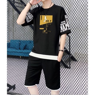 Bộ quần áo thể thao nam, set bộ mùa hè 2021 - sl05