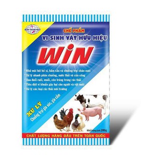 Men khử mùi và xử lý chuồng trại gia súc, gia cầm Win (chế phẩm vi sinh hữu hiệu WIn)