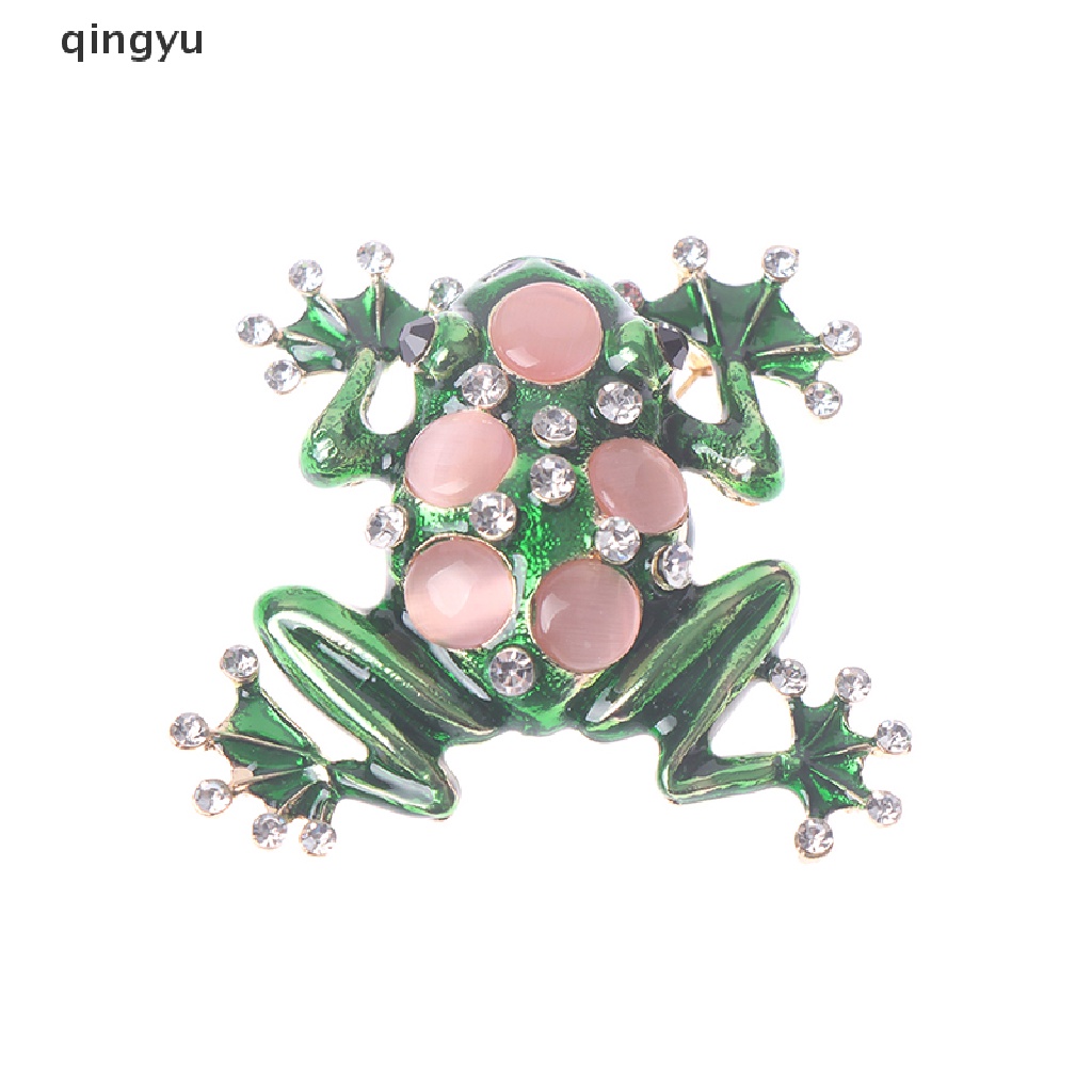 Trâm Cài Áo Hình Ếch Và Chim Đính Đá Dễ Thương