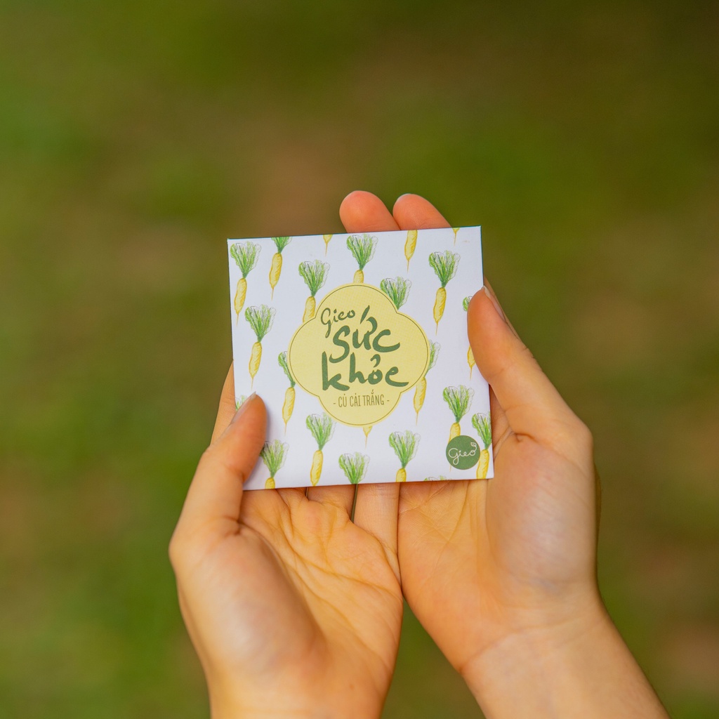 Phong bao Gieo Sức khỏe - Hạt củ cải trắng