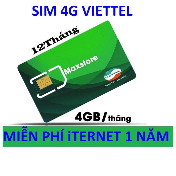 (Xài Tẹt Ga) Hàng Bán Chạy Sim Dcom 4G Viettel D500 Trọn Gói 1 Năm Dùng Mạng Miễn Phí