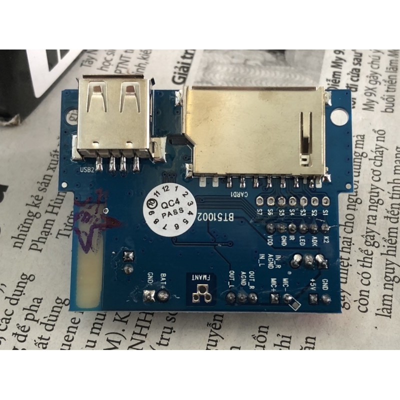 Mạch bluetooth 5.0 thay thế cho công suất GD