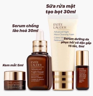 Sét Estee Lauder Powerful Nighttime Renewal Set ( đủ bill )