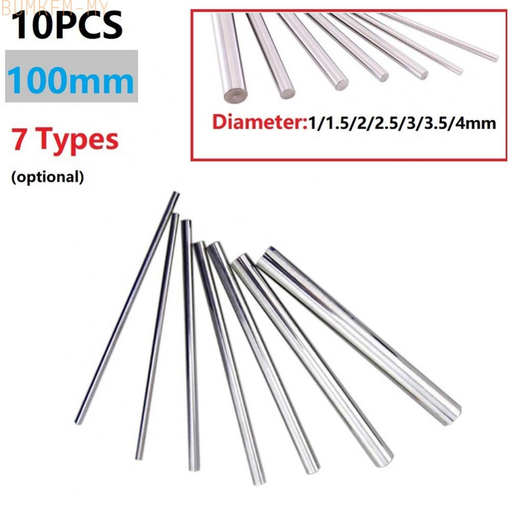 Hss Thanh Trục Tròn Dài 100mm Đường Kính 1 / 1.5 / 2 Chuyên Dụng Cho Máy Tiện