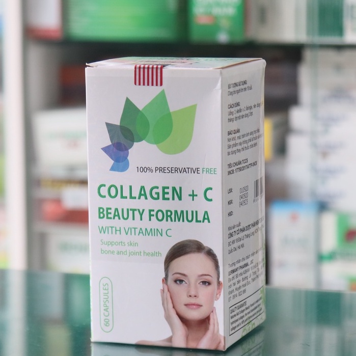 (Chính hãng) Collagen+C Beauty Formula - hỗ trợ chống oxy hóa, giảm thâm nám, tàn nhang