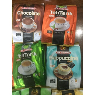 Cà phê Cappuccino Aik Cheong bịch 306g kèm 12 gói Caocao nhỏ 0.5g