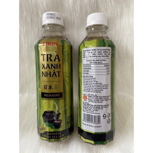 1 Lốc Trà Xanh Nhật Kirin/6 Chai*345ml