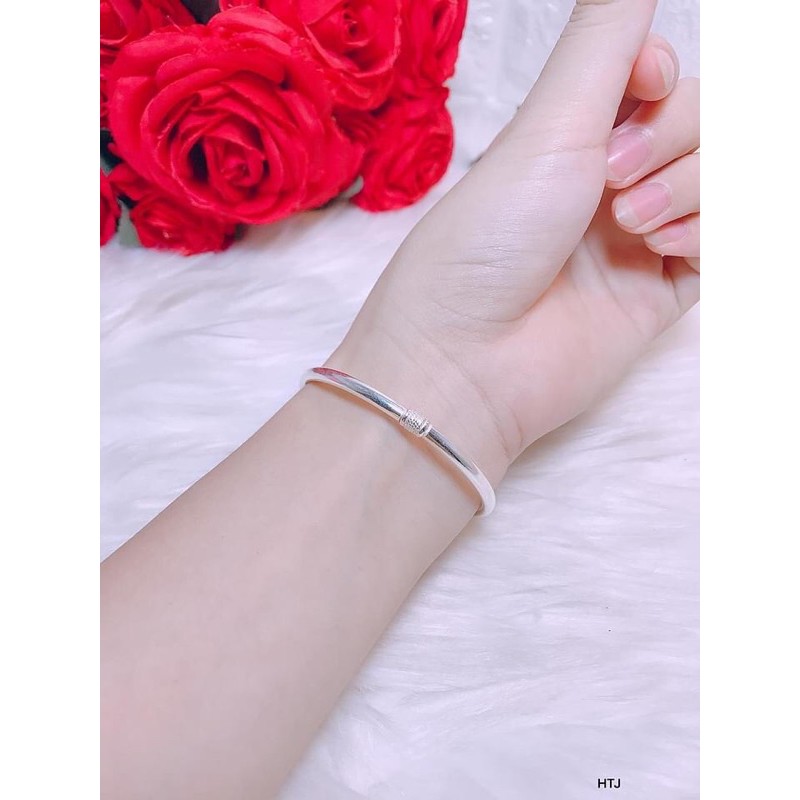 VÒNG BẠC TRƠN THJ BẠC TA 925 CHO NGƯỜI LỚN-THJ SILVER