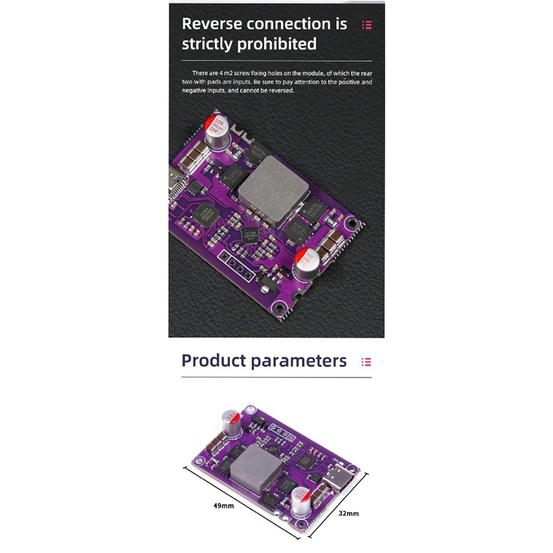 Bảng Mạch Sạc Nhanh Hai Chiều 120W ule 4S Công Suất Cao Pd Sạc Nhanh
