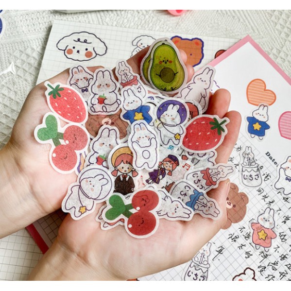 Set nhiều Sticker Dán Sổ, Dán Tường Ghi Chú Book Mark