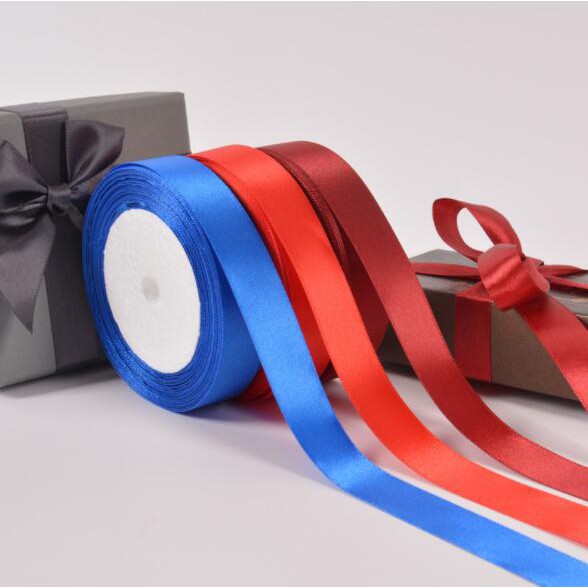 Dây Ruy Băng Lụa Satin 2CM 22M Nhiều Màu Sắc Dùng Gói Quà Cho Đám Cưới/Tiệc Tùng