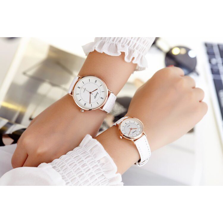Đồng Hồ Cặp Đôi Nam Nữ Kasiqi Dây Da Thời Trang MS45 Siêu Kute Cho Các Cặp Đôi | BigBuy360 - bigbuy360.vn