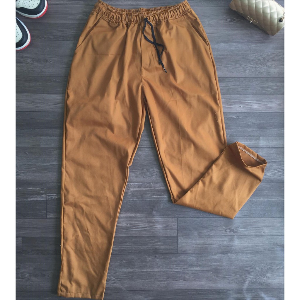 Quần kaki baggy kiểu ống suông mềm mịn siêu hot