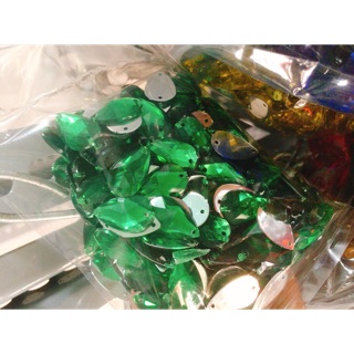 Đá kết giọt size 11x18mm giá rẻ gói 50gr