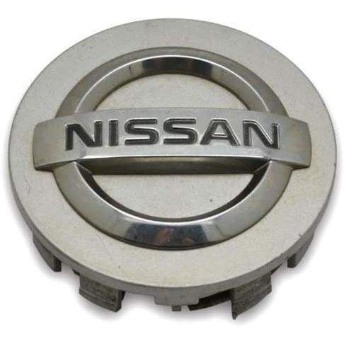 Logo Chụp Mâm Bánh Xe Ô Tô Nissan - Màu bạc - Đường kính 60mm