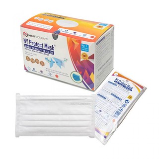Hộp 50 Chiếc Khẩu Trang Y Tế 4 Lớp Giấy Lọc Kháng Khuẩn Như Ý NY Protect Mask