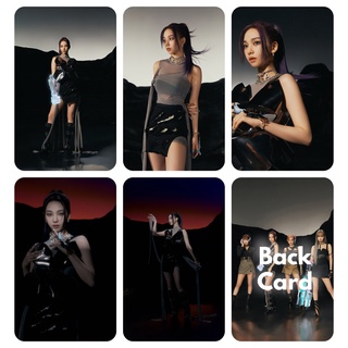 Set 5 card giấy bo góc in 2 mặt ảnh nhóm A e s p a - Girls - Kwangya