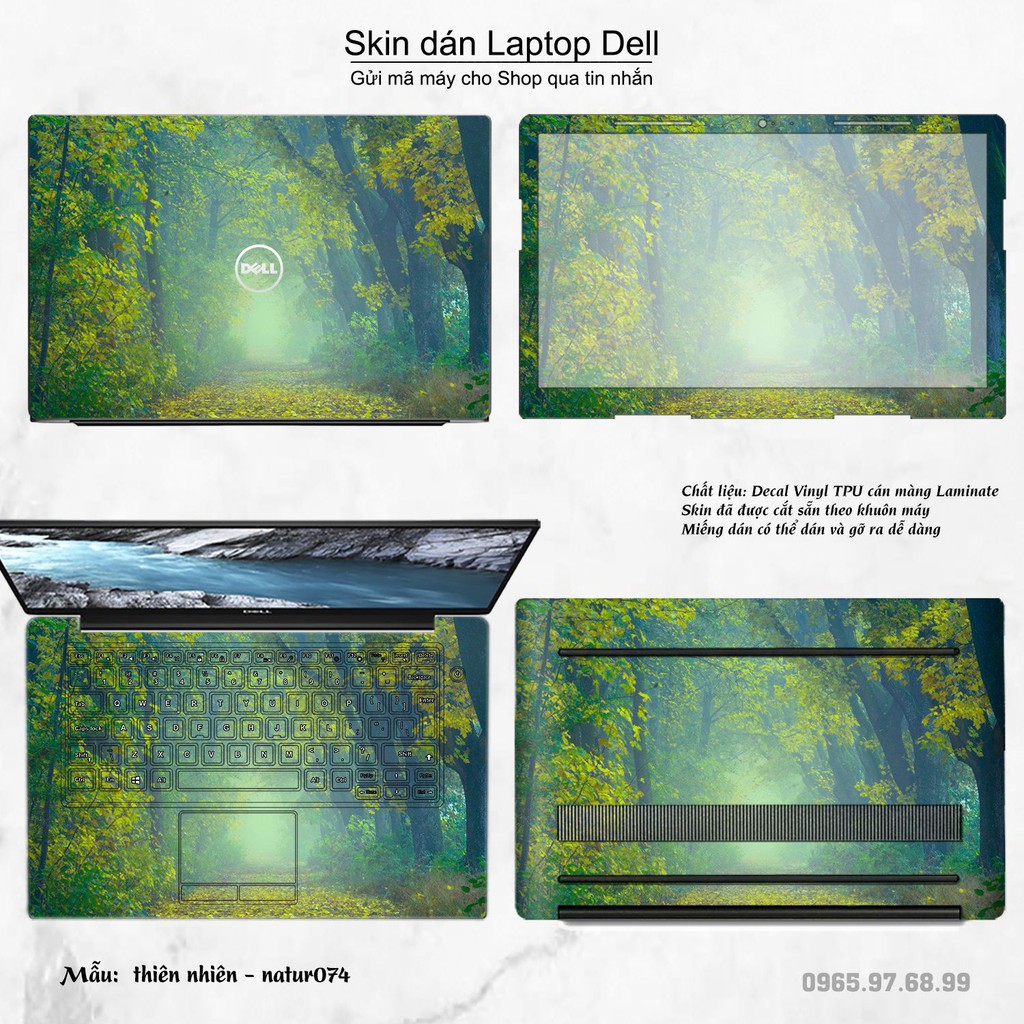 Skin dán Laptop Dell in hình thiên nhiên nhiều mẫu 3 (inbox mã máy cho Shop)