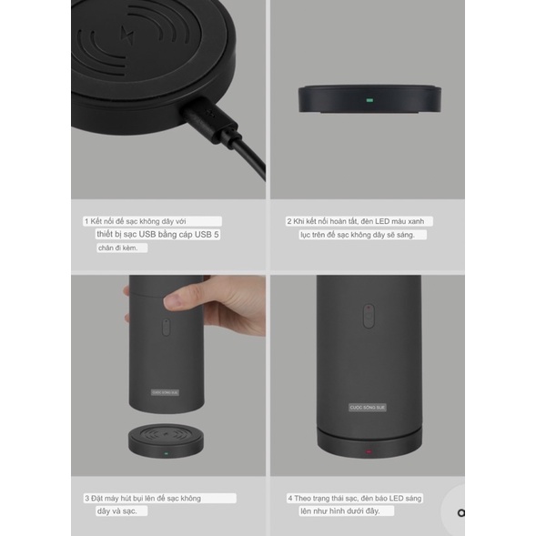 MÁY HÚT BỤI CẦM TAY KHÔNG DÂY LIFESUM HÀN QUỐC