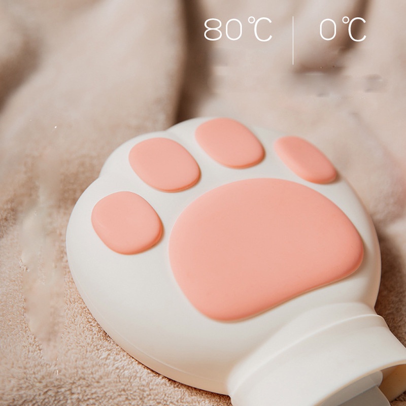 Túi chườm nóng FNELSE bằng silicon mini họa tiết hoạt hình dễ thương tiện lợi