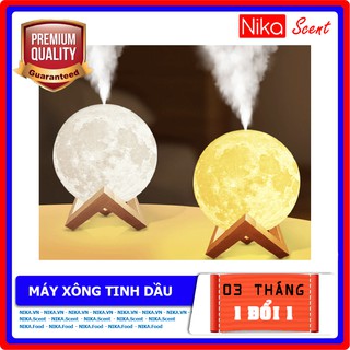 Máy phun sương tạo ẩm mặt trăng big moon máy xông tinh dầu đèn ngủ mặt trăng có đế