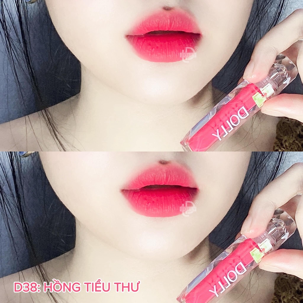 Son Kem Lì  DOLLY DIAMOND VELVET Không Chì Cao Cấp NEW 2022