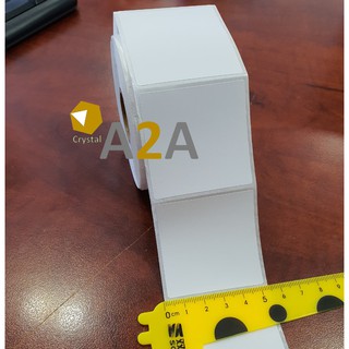Giấy in tem nhiệt 50x50 mm (Tem, decal GHTK) - Cuộn 30m