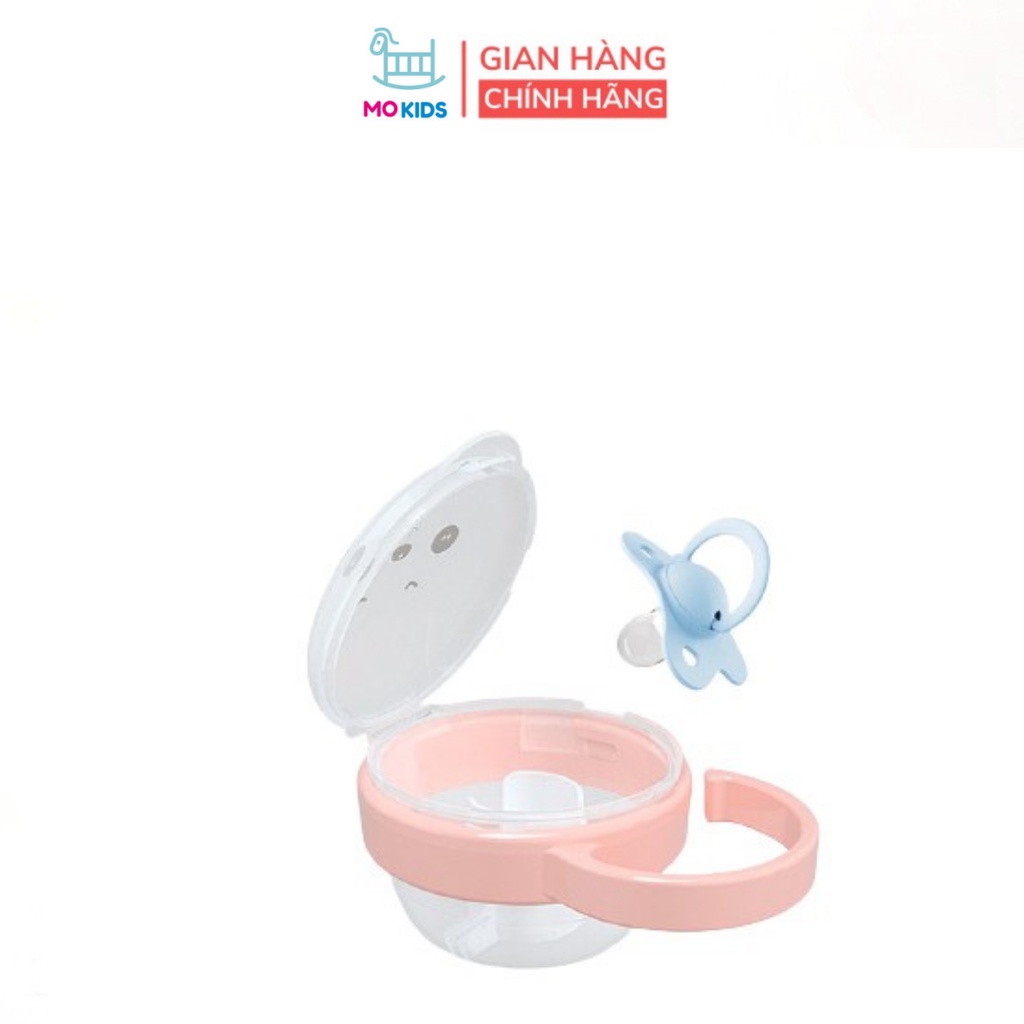 Hộp đựng ti giả, núm ti cho bé có móc treo bảo quản chống bụi đa năng - Mokids