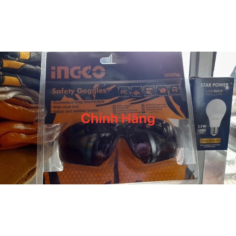 INGCO Kính bảo hộ HSG06 (Cam kết Chính Hãng 100%)