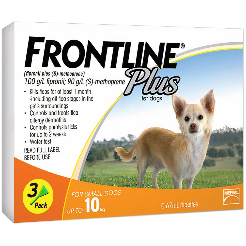 1 Tuýp nhỏ gáy trị ve rận Frontline Plus Dog S&lt;10kg