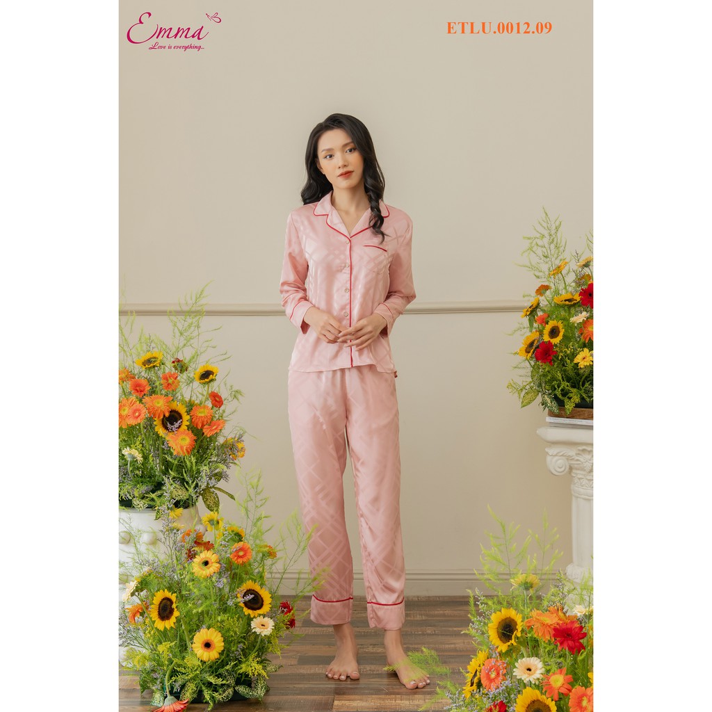 Bộ Đồ Mặc Nhà Lụa - Thời Trang Emma ETLU.0012.09