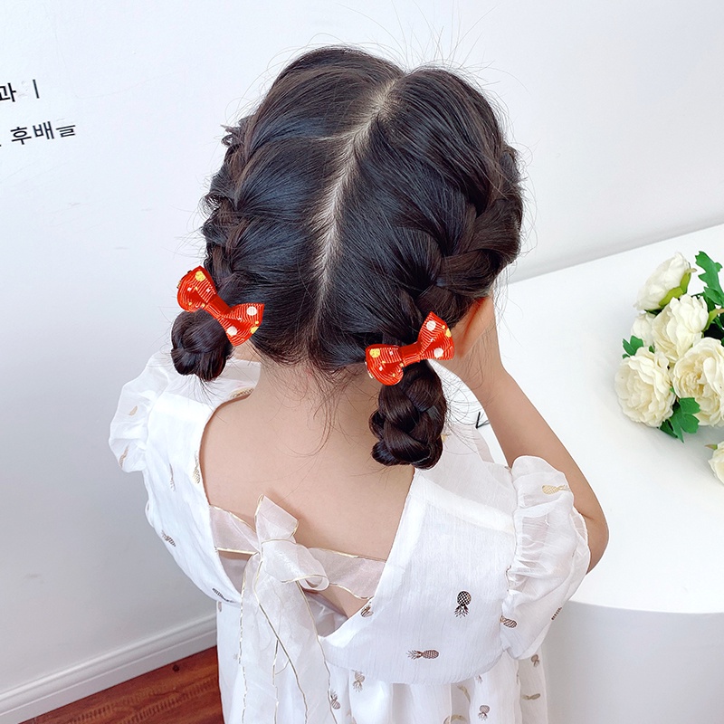 Set 10 Kẹp Tóc Nơ Thời Trang Hàn Quốc