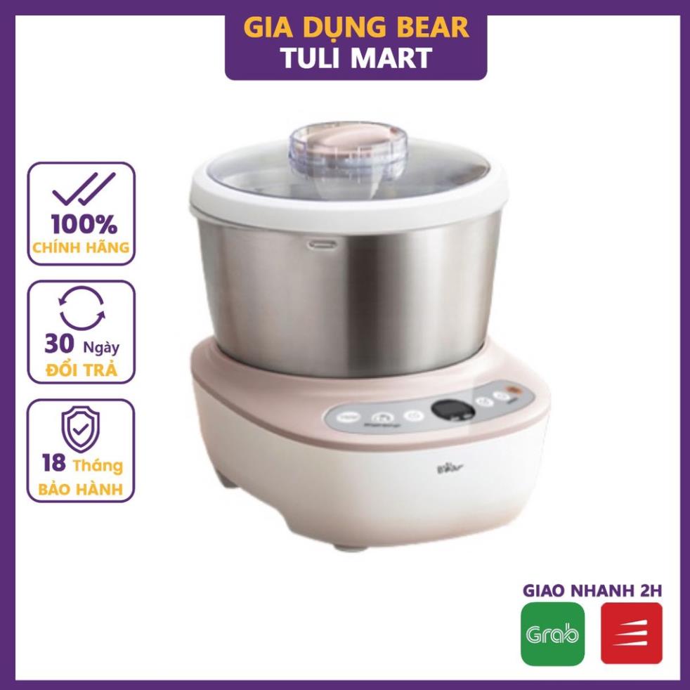 Máy nhồi bột 5L Bear 2 chế độ trộn và ủ trộn đều đa góc hẹn giờ tự động Gia dụng Bear Tuli Mart