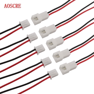 10 / 5 Cái XH2.54 2 Pin Pitch 2.54mm Dây Cáp Kết Nối Nam Cắm & Nữ Ổ Cắm Pin Sạc Dây Cáp 26AWG Chiều Dài 200mm
